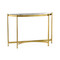 Jonathan Charles Luxe Large Half Moon Console Table
