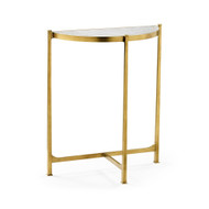 Jonathan Charles Luxe Small Half Moon Console Table