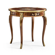 Jonathan Charles Mahogany & Pearl Accent Table