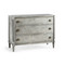 Jonathan Charles Timeless Aeon Swedish Drawer Chest in Antiqued Grey - Large
