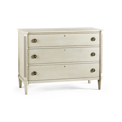 Jonathan Charles Timeless Aeon Swedish Drawer Chest in London Mist - Large