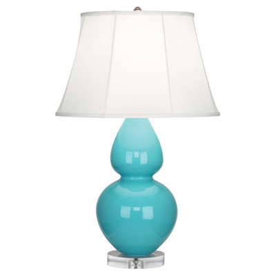 Double Gourd Table Lamp - Egg Blue