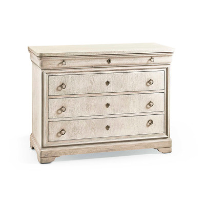 Jonathan Charles Timeless Entropy Louis Phillipe Drawer Chest in Bleached Walnut - Small