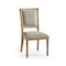 Jonathan Charles Timeless Flare Uph. Side Chair Flared Top in Sun Bleached Cherry