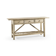 Jonathan Charles Timeless Inclination Rustic French Console Table