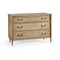 Jonathan Charles Timeless Kalpa Louis XVI Drawer Chest in Bleached Chestnut - Large
