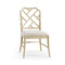 Jonathan Charles Timeless Saros Chippendale Bamboo Side Chair in Stripped Oak