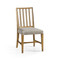Jonathan Charles Timeless Umbra Swedish Side Chair in Sun Bleached Cherry