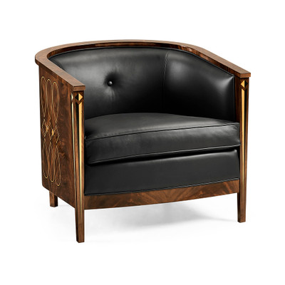 Jonathan Charles Tribeca Knightbridge Leather Tub Chair