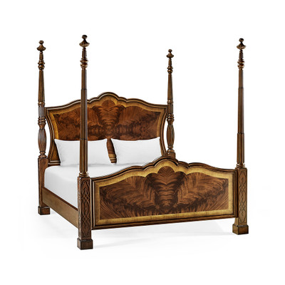 Jonathan Charles Versailles Mahogany King Poster Bed