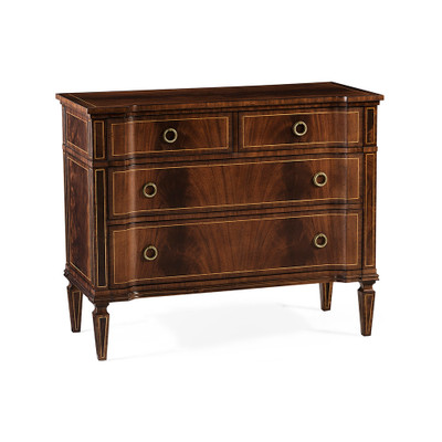 Jonathan Charles Versailles Regency style Mahogany Chest of Drawers