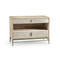 Jonathan Charles Water Clapotis Danish Cord Nightstand - Large