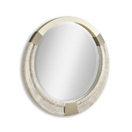 Jonathan Charles Water Gyre Round Multimedia Mirror