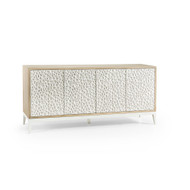 Jonathan Charles Water Pelagic Cast Metal Credenza
