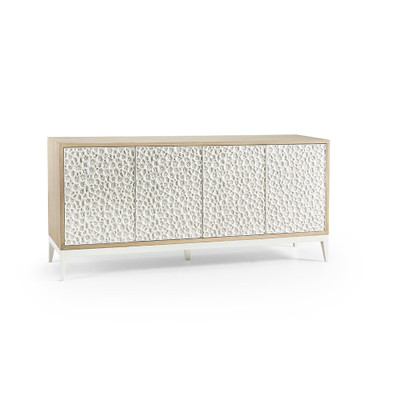 Jonathan Charles Water Pelagic Cast Metal Credenza