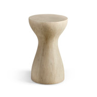 Jonathan Charles Water Seamount Oak Buncher Table/Stool