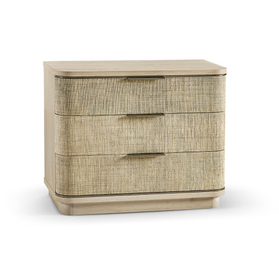 Jonathan Charles Water Seiche Woven Night Stand