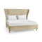 Jonathan Charles Water Seiche Woven Wing Wave King Bed