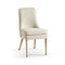 Jonathan Charles Water Shoal Linen & Grass Cloth Side Chair