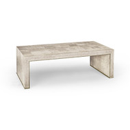 Jonathan Charles Water Surge Madrona Burl Cocktail Table