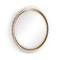 Jonathan Charles Water Vorticity Oval Rattan Mirror