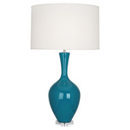 Audrey Table Lamp - Peacock