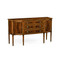 Jonathan Charles Windsor Mahogany Credenza With Curved Doors