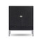 Four Hands Cressida Bar Cabinet - Black Linen
