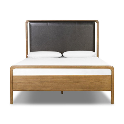 Four Hands Rosedale Bed - Queen - Amber Oak Veneer
