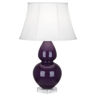Double Gourd Table Lamp - Amethyst
