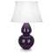 Double Gourd Table Lamp - Amethyst