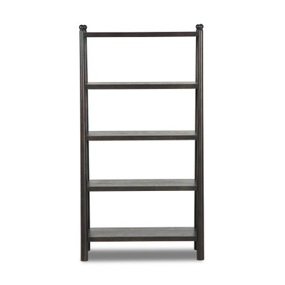 Four Hands Eldridge Bookcase - Distressed Black Oak