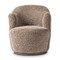Four Hands Aurora Swivel Chair - Taupe Shearling