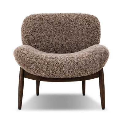 Four Hands Celine Chair - Taupe Shearling