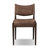 Four Hands Jayla Armless Dining Chair - Nubuck Cigar