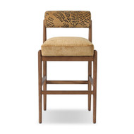 Four Hands Jazelle Bar Stool - Balkan Ochre