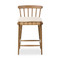 Four Hands Kershaw Counter Stool - Dover Crescent - Smoked Oak