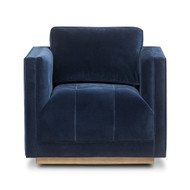 Four Hands Kiera Swivel Chair - Surrey Midnight
