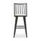 Four Hands Lewis Windsor Bar Stool - Black Oak - Bar - Antwerp Natural