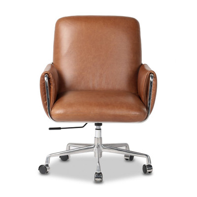 Four Hands Sherman Lowback Desk Chair - Sonoma Chestnut
