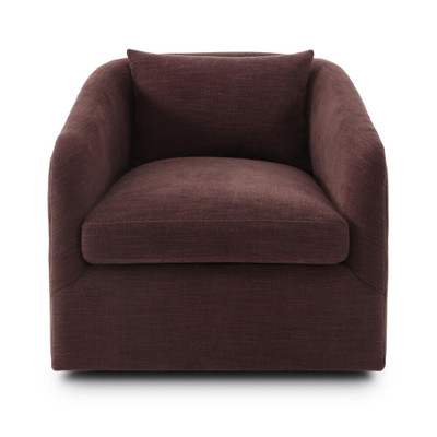 Four Hands Topanga Swivel Chair - Laughlin Plum