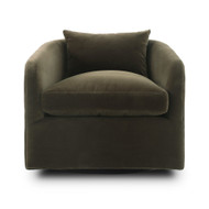 Four Hands Topanga Swivel Chair - Surrey Olive