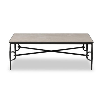 Four Hands Babylon Coffee Table - Lunar Marble