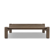 Four Hands Marcia Square Coffee Table - Grey Reclaimed French Oak