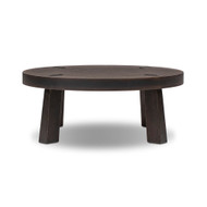 Four Hands Sadira Coffee Table - 40" - Burnt Oak Veneer