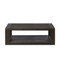 Four Hands Thomas Square Coffee Table - Dark Anthracite Oak Veneer