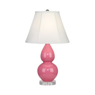 Small Double Gourd Table Lamp - Schiaparelli Pink