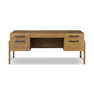 Four Hands Rosedale Executive Desk - Amber Oak