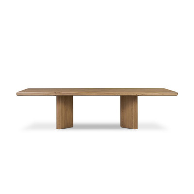 Four Hands Castro Dining Table - 118" - Natural Reclaimed French Oak