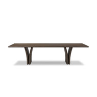 Four Hands Marcon Dining Table - 118" - Grey Reclaimed French Oak